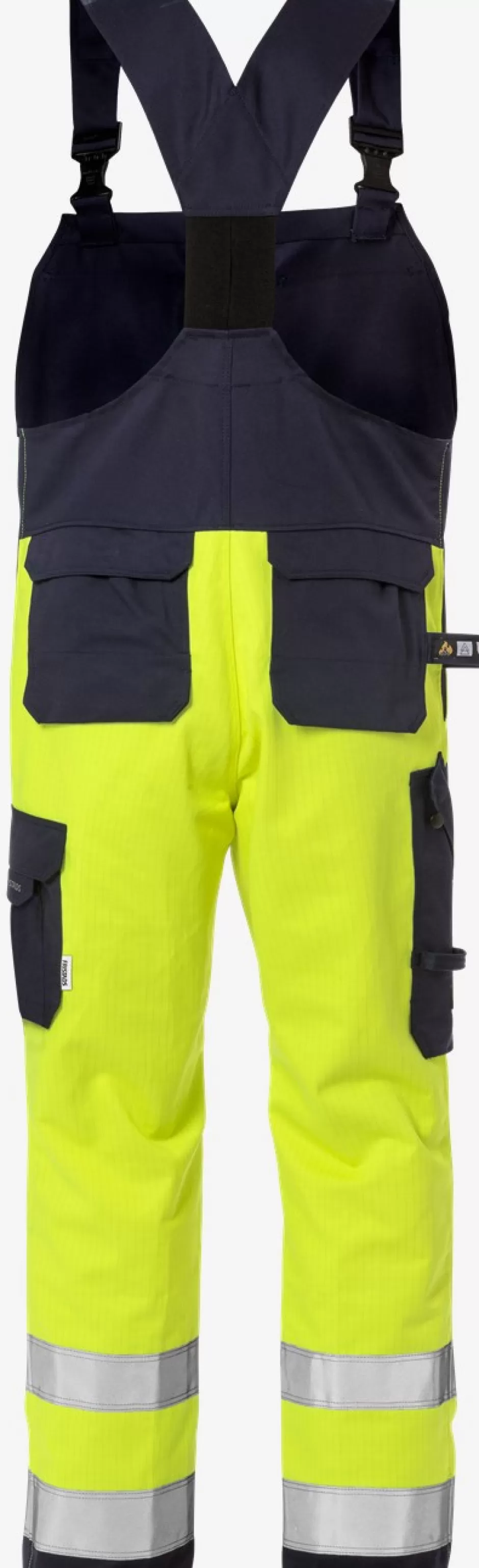 Fristads Flame High Vis Amerikaanse Overall Klasse 2 1584 FLAM<Heren Amerikaanse Overalls | Amerikaanse Overall