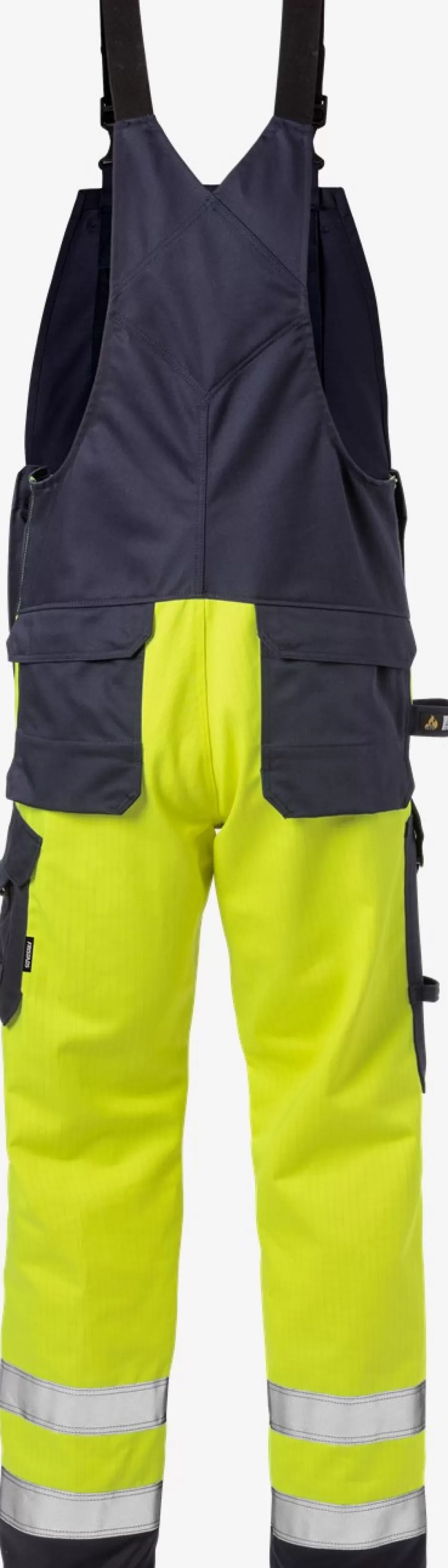 Fristads Flame High Vis Amerikaanse Overall Klasse 2 1585 FLAM<Heren Amerikaanse Overalls | Amerikaanse Overall