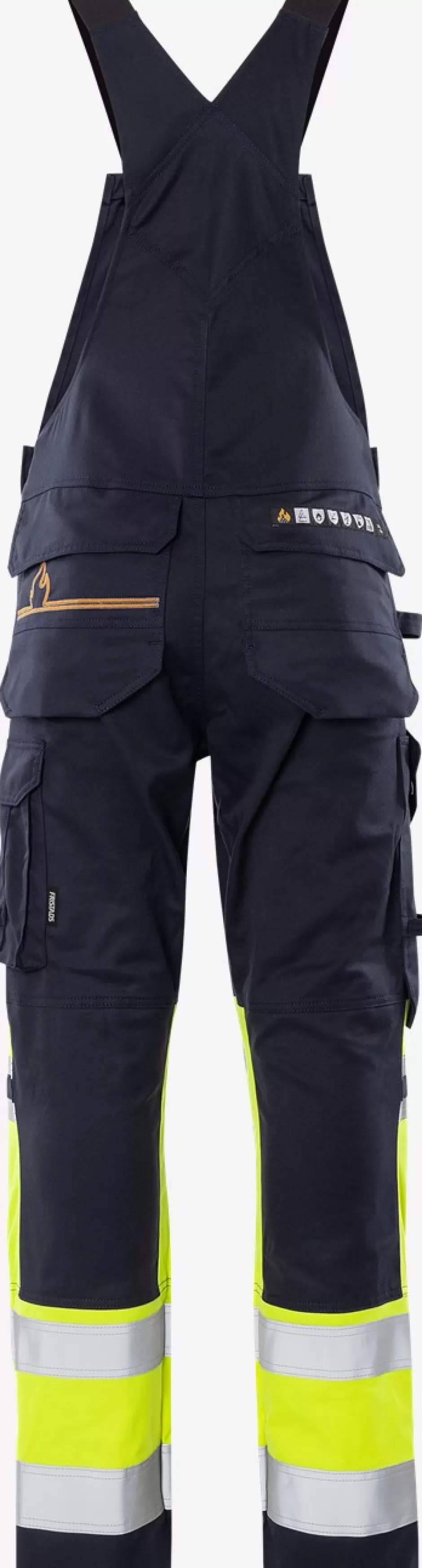 Fristads Flamestat Amerikaanse Overall Stretch High Vis Klasse 1 2168 ATHF<Heren Amerikaanse Overalls | Amerikaanse Overall