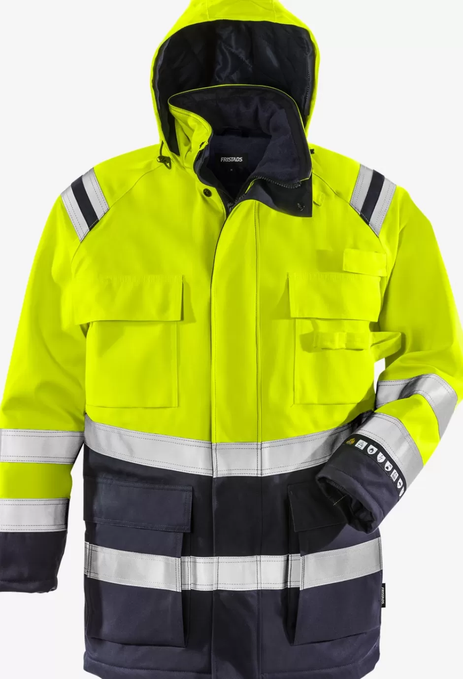 Fristads Flamestat High Vis Airtech® Winterparka Klasse 3 4086 ATHR<Heren Jassen | Jacks