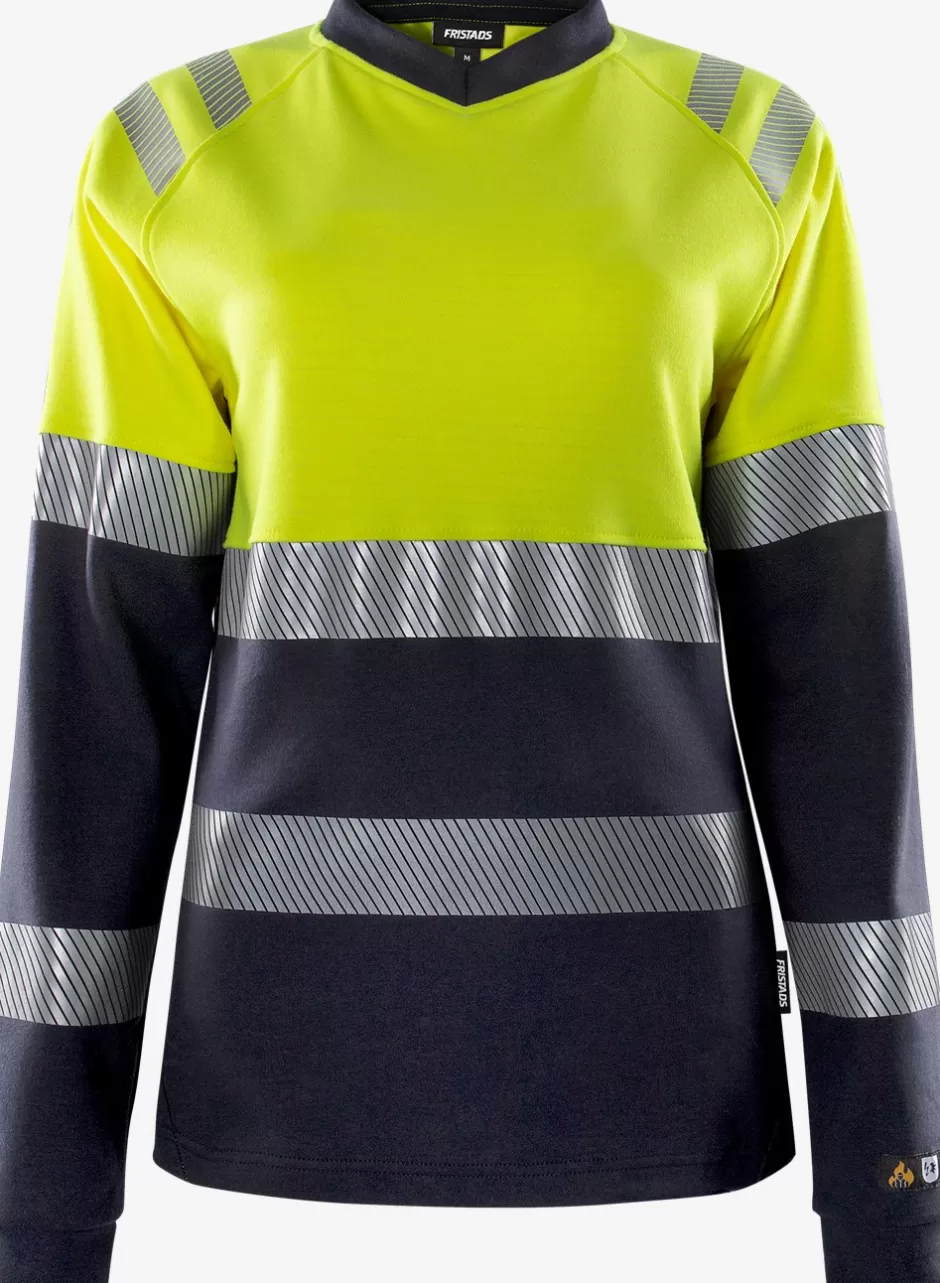 Fristads Flamestat High Vis Dames T-shirt Met Lange Mouwen Klasse 1 7108 TFL<DAMES T-Shirts | T-Shirts
