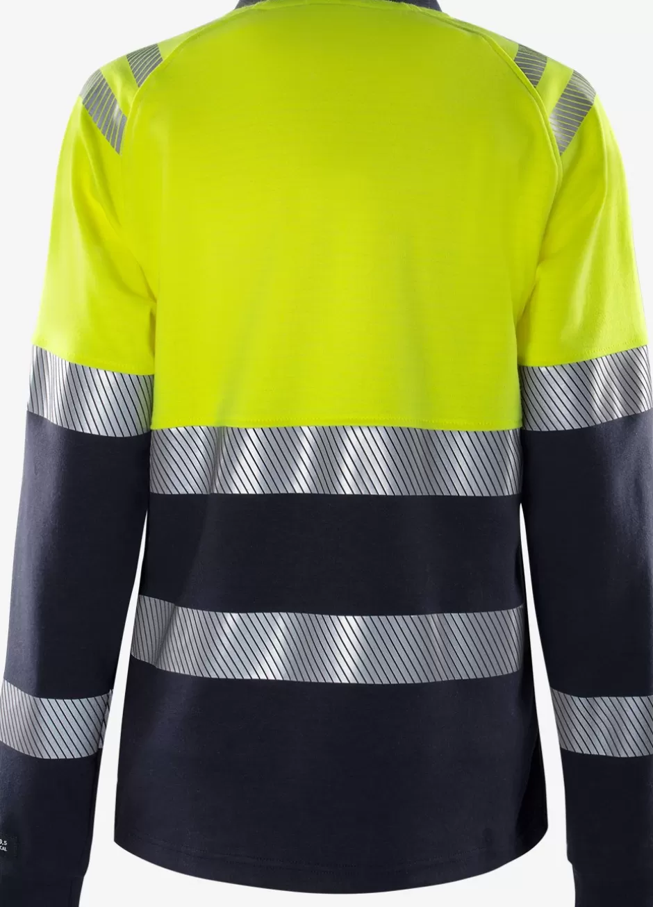 Fristads Flamestat High Vis Dames T-shirt Met Lange Mouwen Klasse 1 7108 TFL<DAMES T-Shirts | T-Shirts