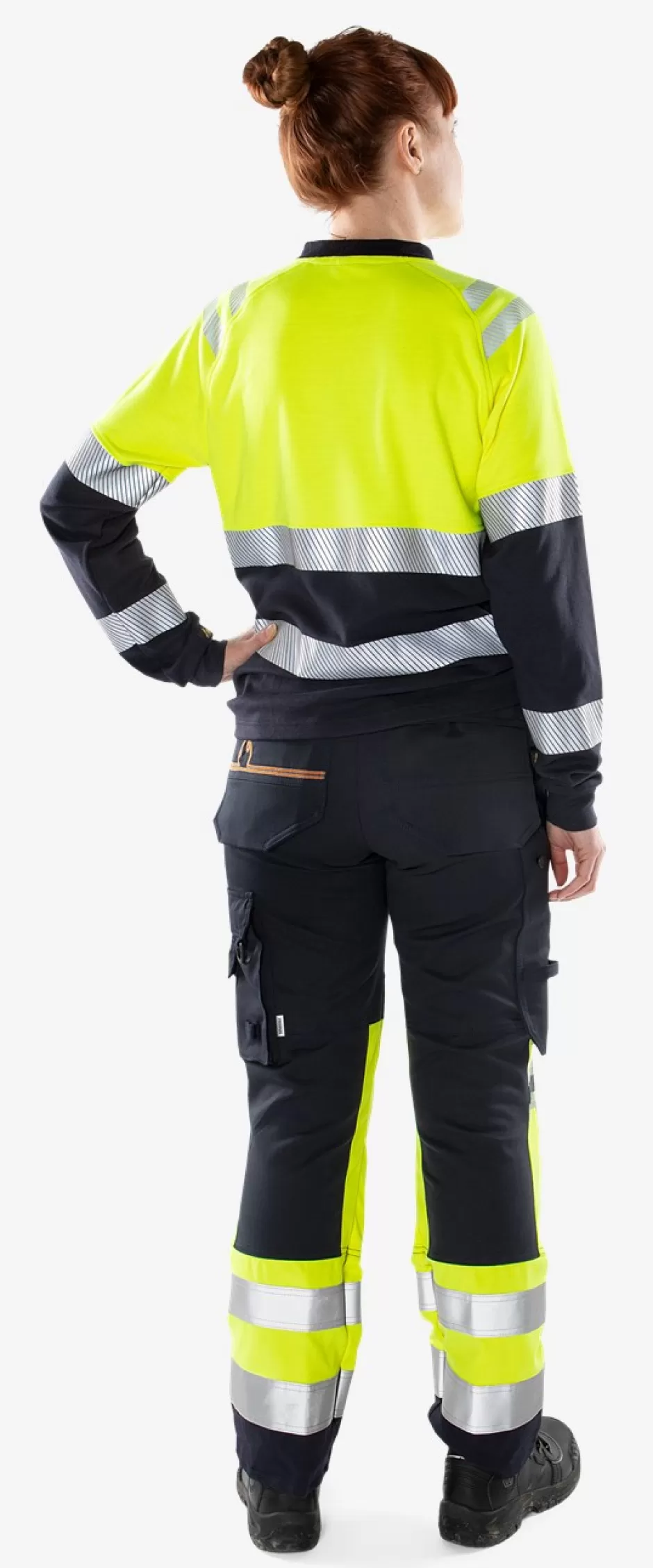 Fristads Flamestat High Vis Dames T-shirt Met Lange Mouwen Klasse 1 7108 TFL<DAMES T-Shirts | T-Shirts