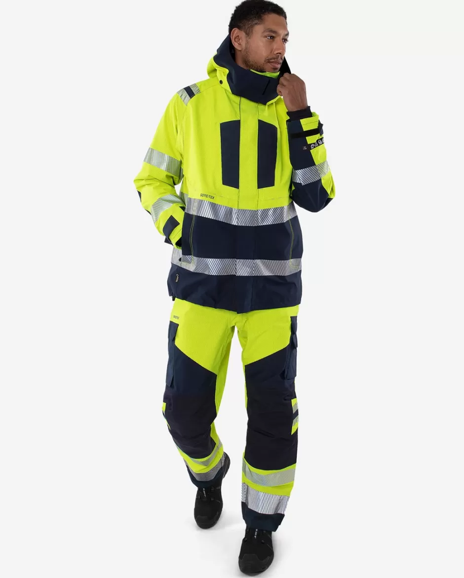 Fristads Flamestat High Vis GORE-TEX PYRAD® Shelljack Klasse 3 4095 GXE<Heren Jassen | Jacks