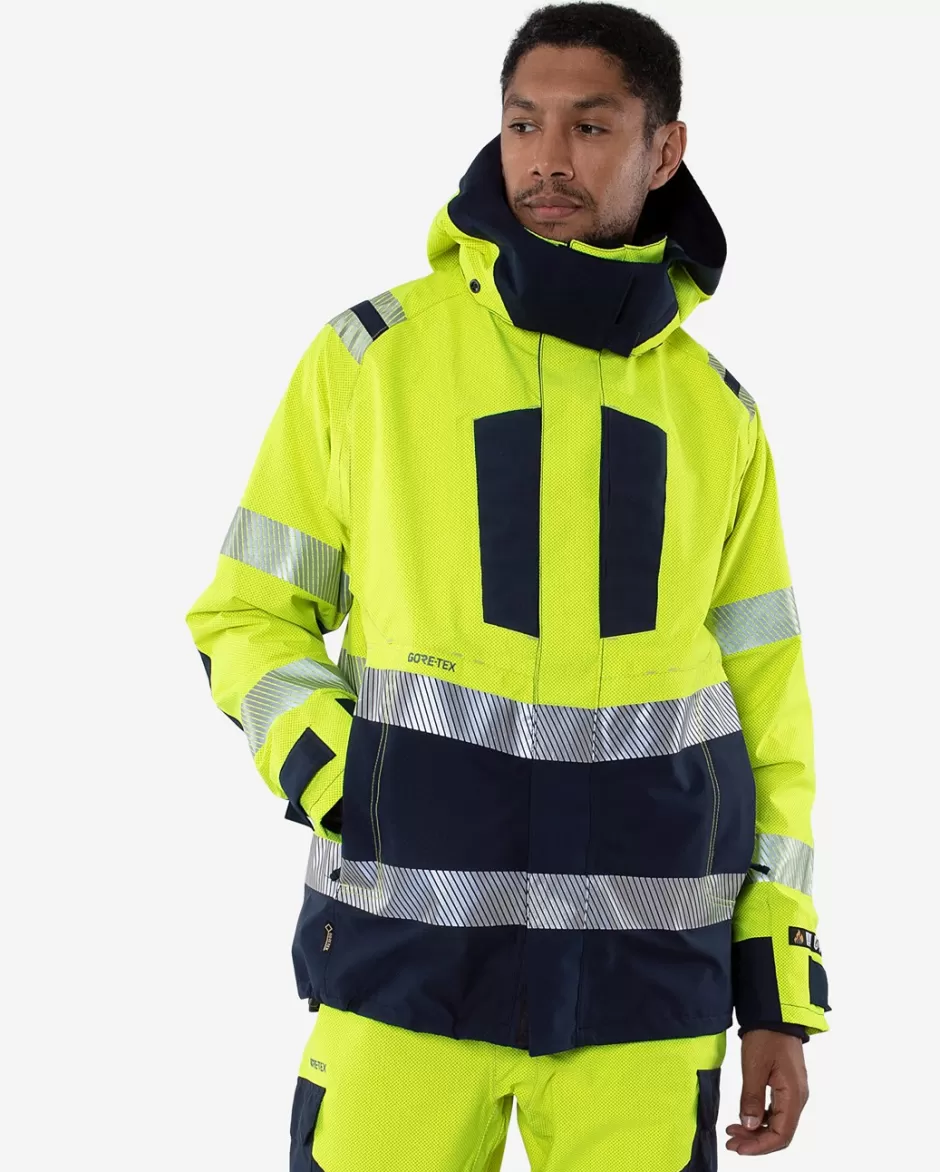Fristads Flamestat High Vis GORE-TEX PYRAD® Shelljack Klasse 3 4095 GXE<Heren Jassen | Jacks