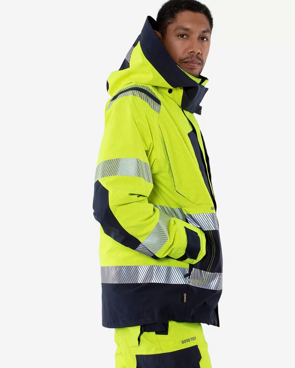 Fristads Flamestat High Vis GORE-TEX PYRAD® Shelljack Klasse 3 4095 GXE<Heren Jassen | Jacks