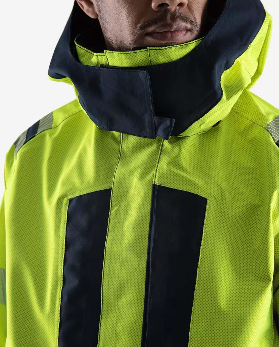 Fristads Flamestat High Vis GORE-TEX PYRAD® Shelljack Klasse 3 4095 GXE<Heren Jassen | Jacks