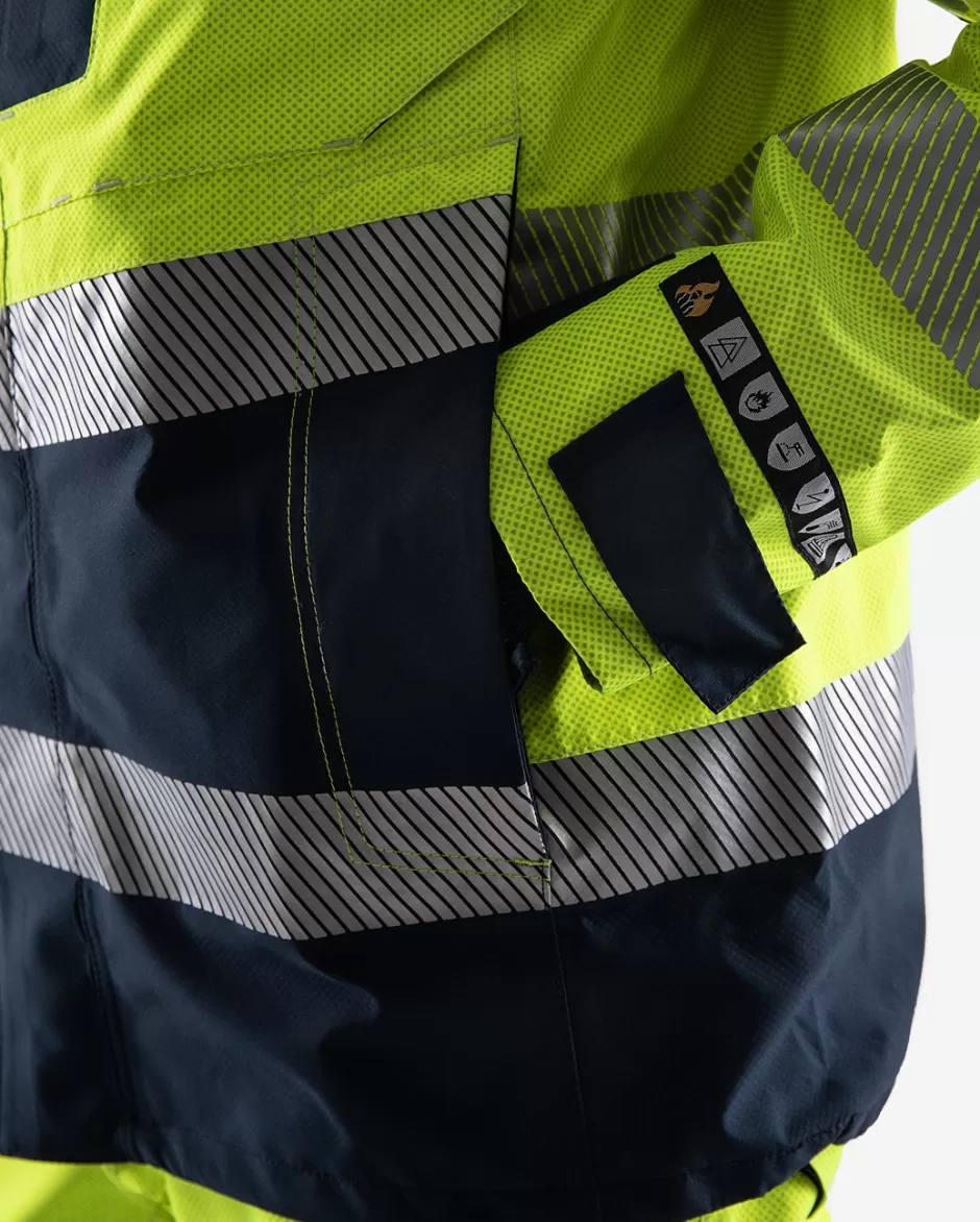 Fristads Flamestat High Vis GORE-TEX PYRAD® Shelljack Klasse 3 4095 GXE<Heren Jassen | Jacks
