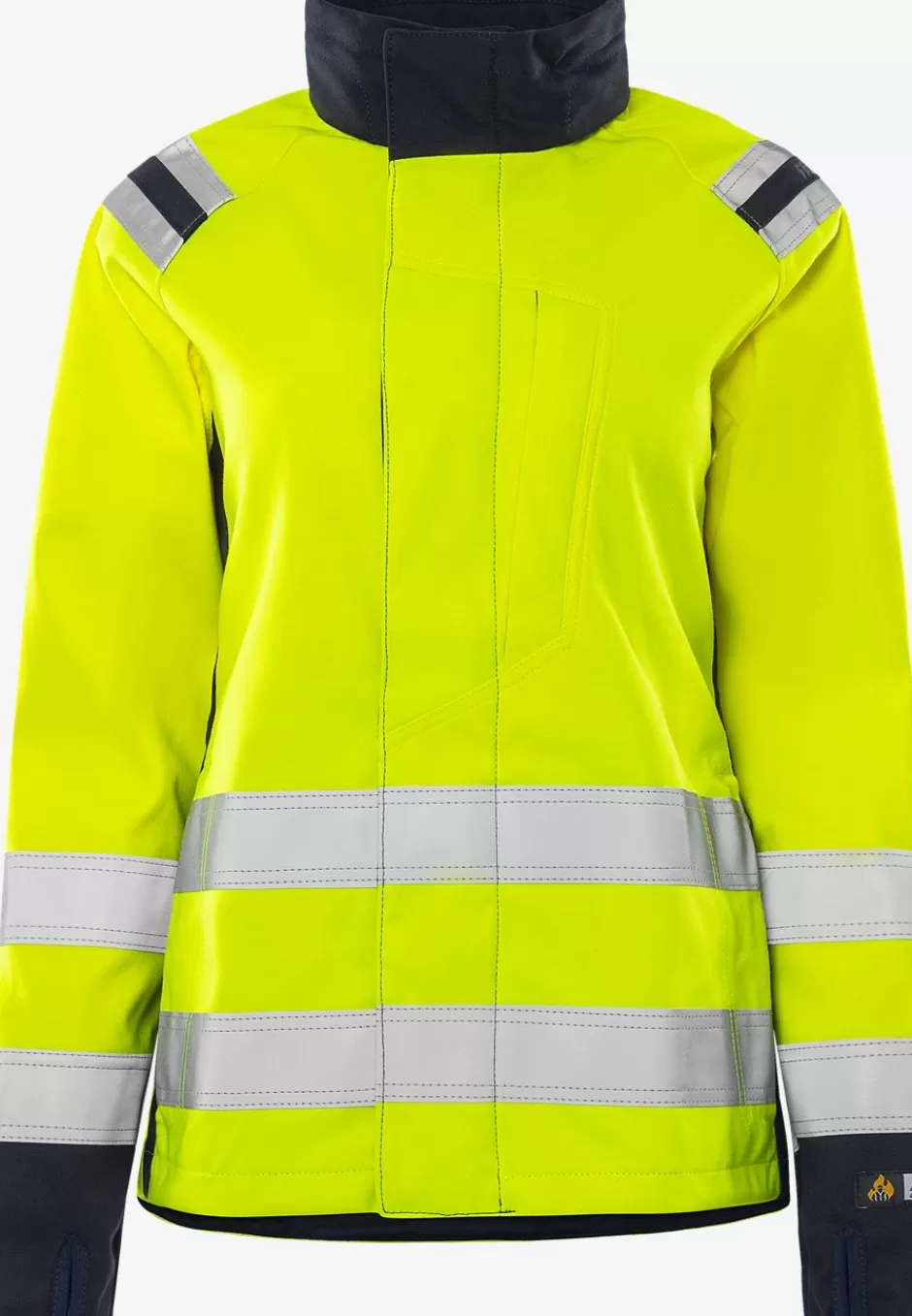 Fristads Flamestat High Vis Softshelljack Dames Klasse 3 4076 FSS<DAMES Jassen | Jacks