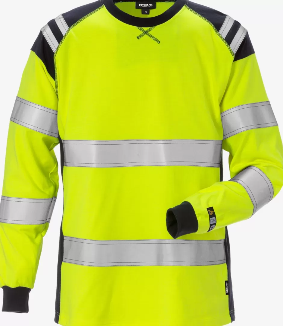 Fristads Flamestat High Vis T-shirt Met Lange Mouw Dames Klasse 3 7097 TFLH<DAMES T-Shirts | T-Shirts