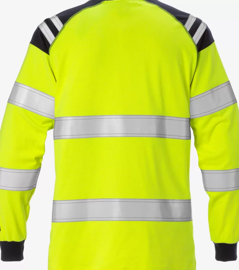 Fristads Flamestat High Vis T-shirt Met Lange Mouw Dames Klasse 3 7097 TFLH<DAMES T-Shirts | T-Shirts
