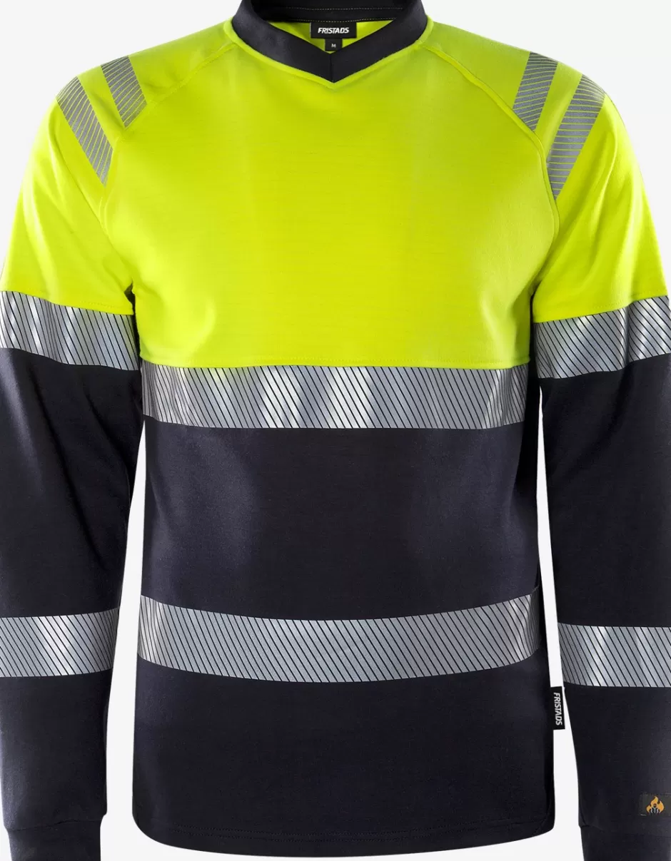 Fristads Flamestat High Vis T-shirt Met Lange Mouwen Klasse 1 7107 TFL<Heren T-Shirts | T-Shirts