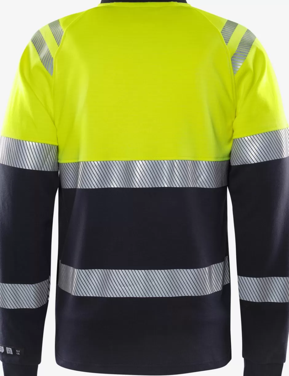 Fristads Flamestat High Vis T-shirt Met Lange Mouwen Klasse 1 7107 TFL<Heren T-Shirts | T-Shirts