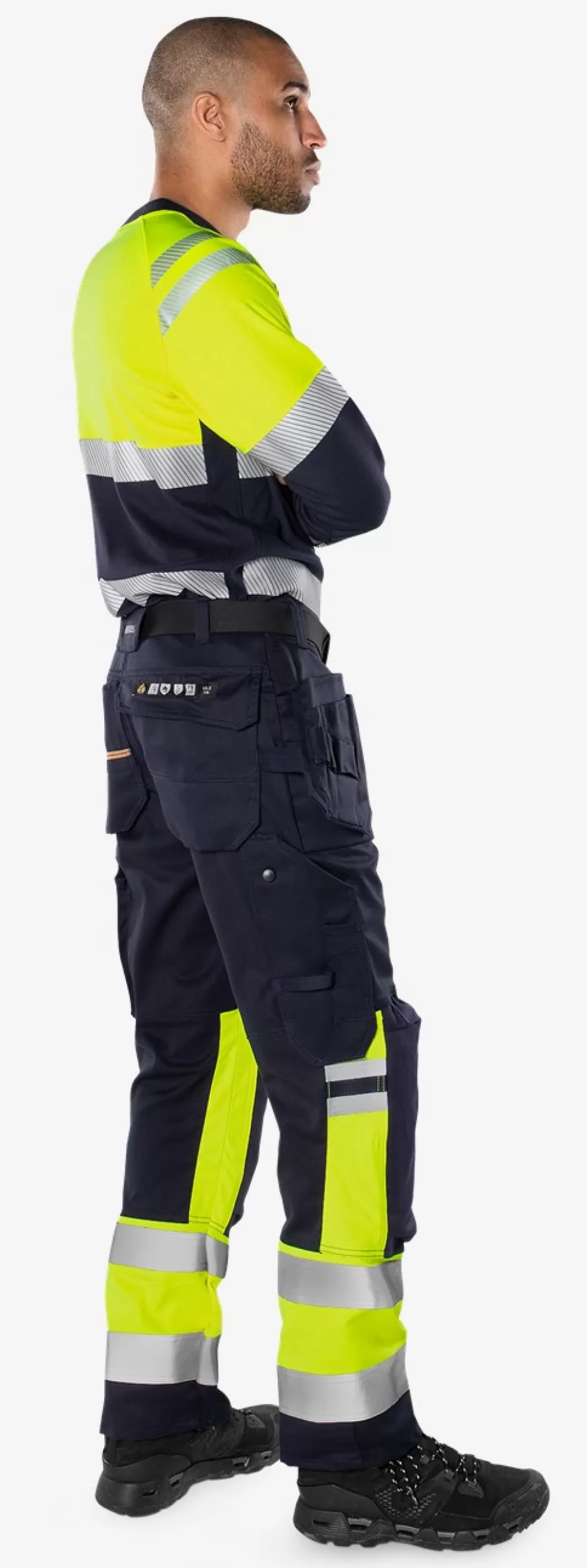 Fristads Flamestat High Vis T-shirt Met Lange Mouwen Klasse 1 7107 TFL<Heren T-Shirts | T-Shirts