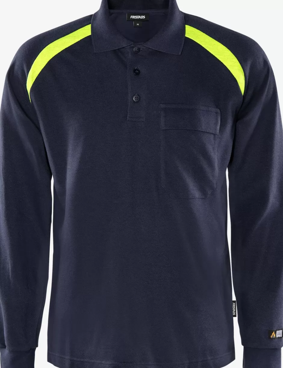 Fristads Flamestat Poloshirt Lange Mouwen 784 PFLA<Heren Poloshirts | Poloshirts