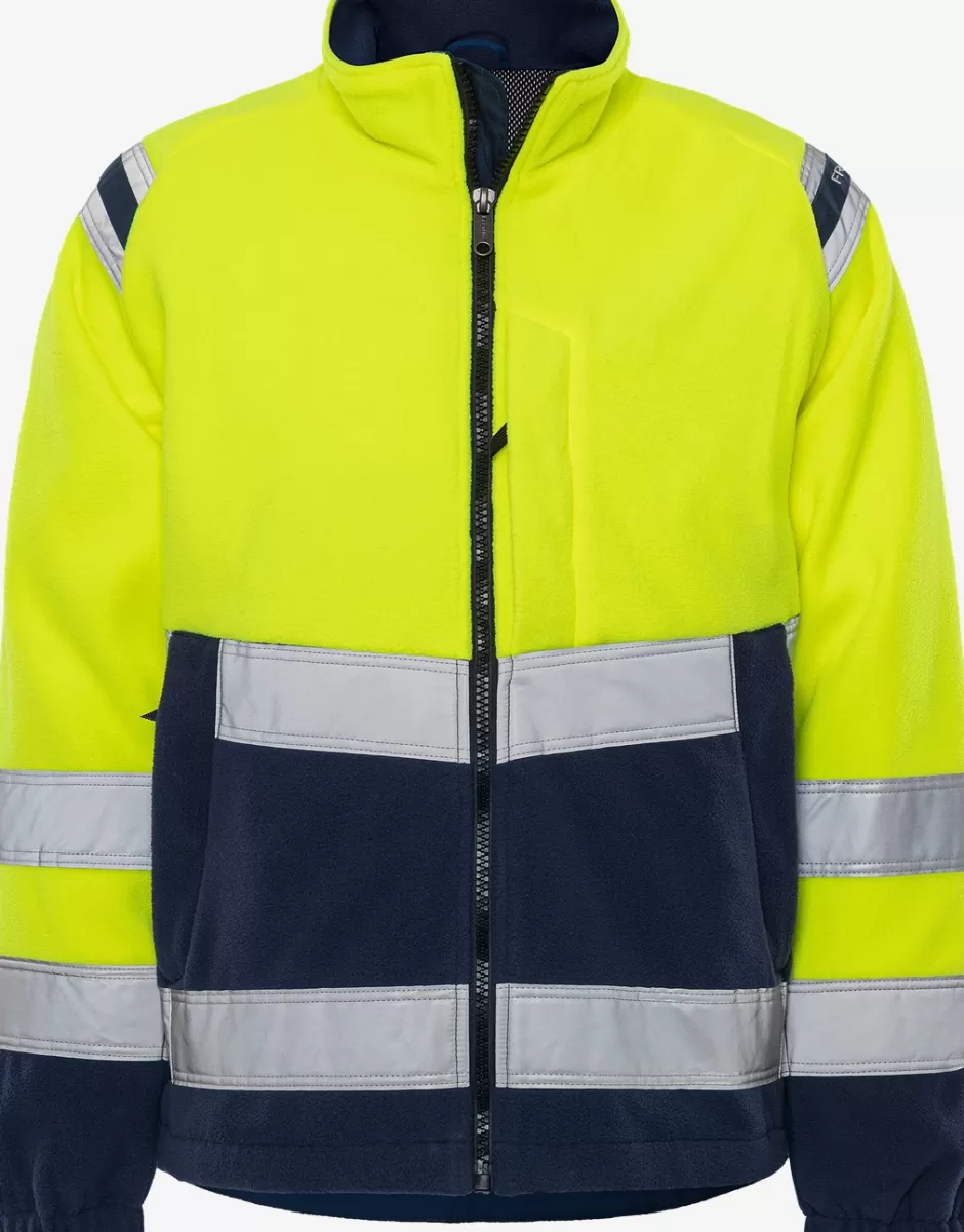 Fristads High Vis Fleecejack Winddicht Klasse 3 4041 FE<Heren Jassen | Jacks