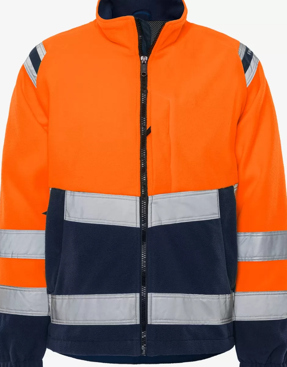 Fristads High Vis Fleecejack Winddicht Klasse 3 4041 FE<Heren Jassen | Jacks