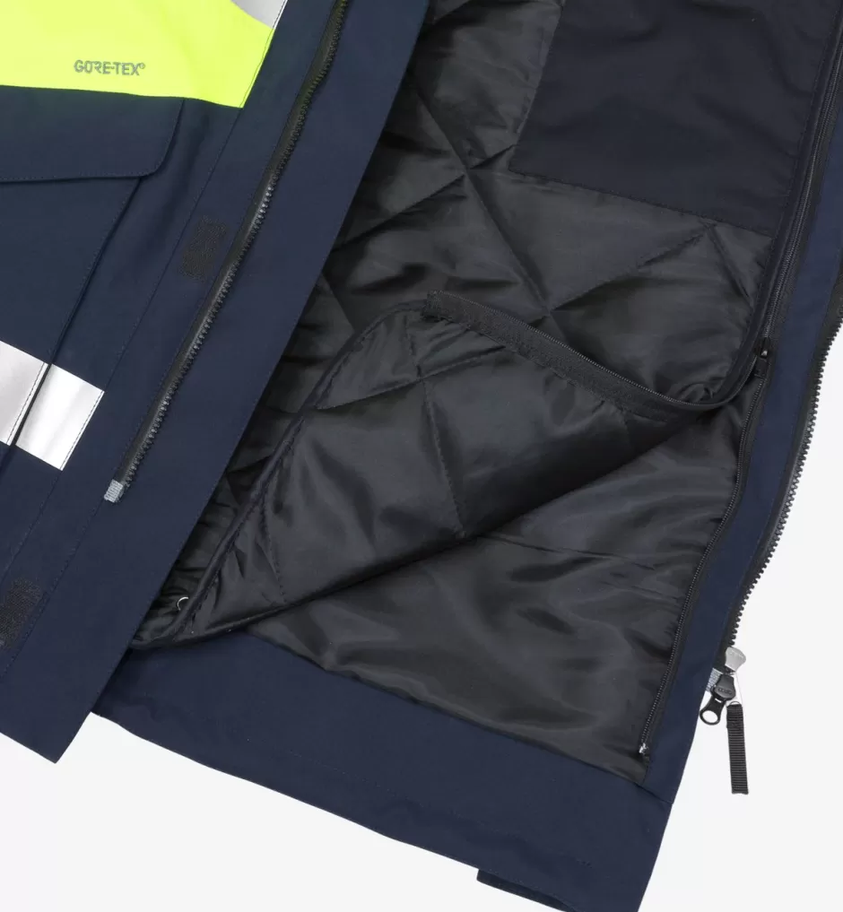 Fristads High Vis GORE-TEX 3-in-1 Winterparka Klasse 3 4989 GXB<Heren Jassen | Jacks