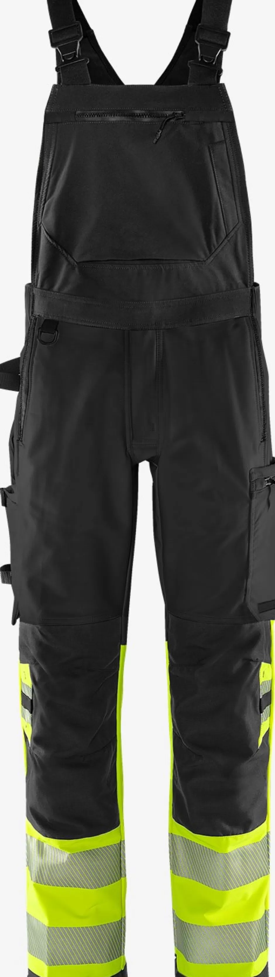 Fristads High Vis Green Amerikaanse Overall Stretch Klasse 1 1032 GSTP<Heren Amerikaanse Overalls | Amerikaanse Overall
