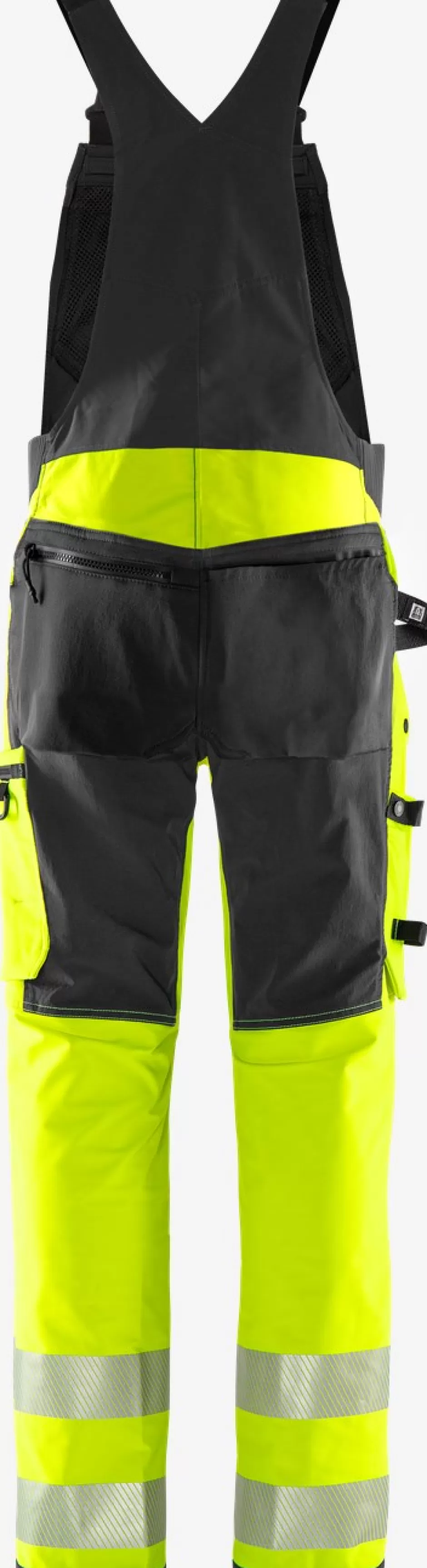 Fristads High Vis Green Amerikaanse Overall Stretch Klasse 2 1031 GSTP<Heren Amerikaanse Overalls | Amerikaanse Overall