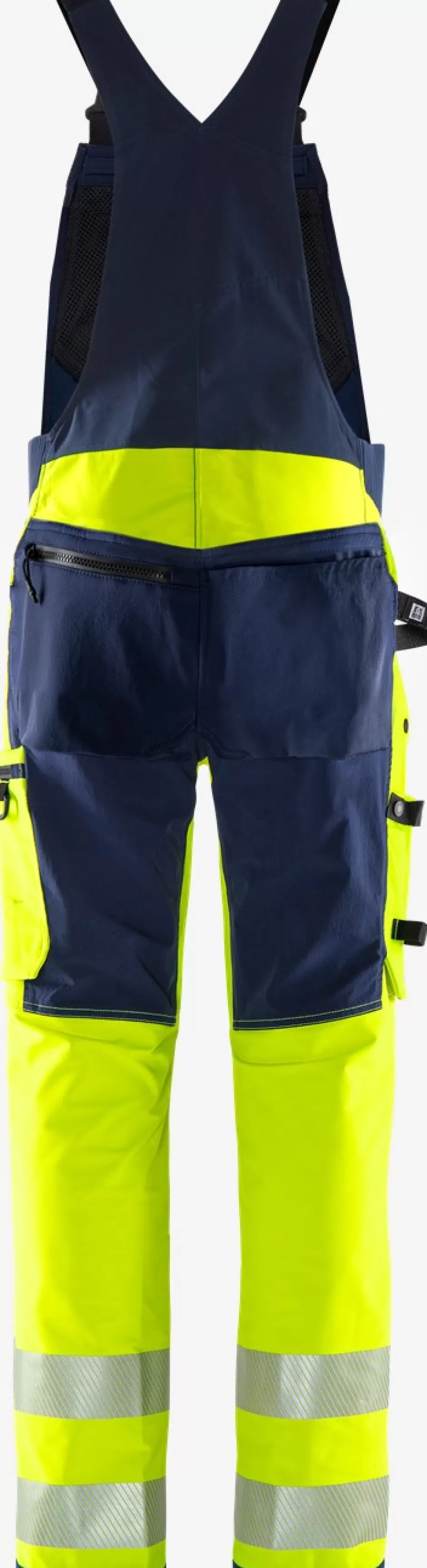 Fristads High Vis Green Amerikaanse Overall Stretch Klasse 2 1031 GSTP<Heren Amerikaanse Overalls | Amerikaanse Overall