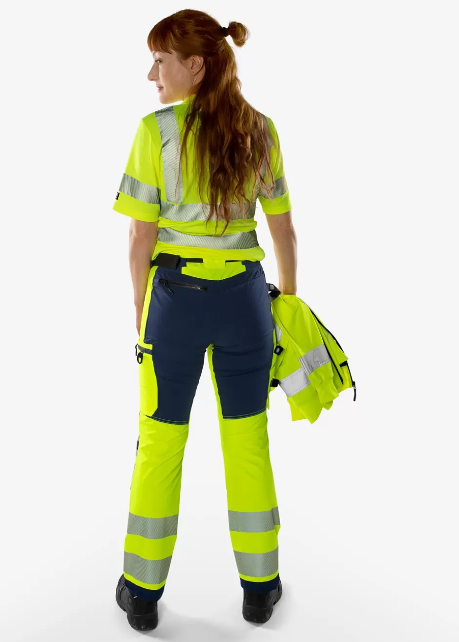 Fristads High Vis Green Broek Dames Stretch Klasse 2 2665 GSTP<DAMES Broeken | Broeken