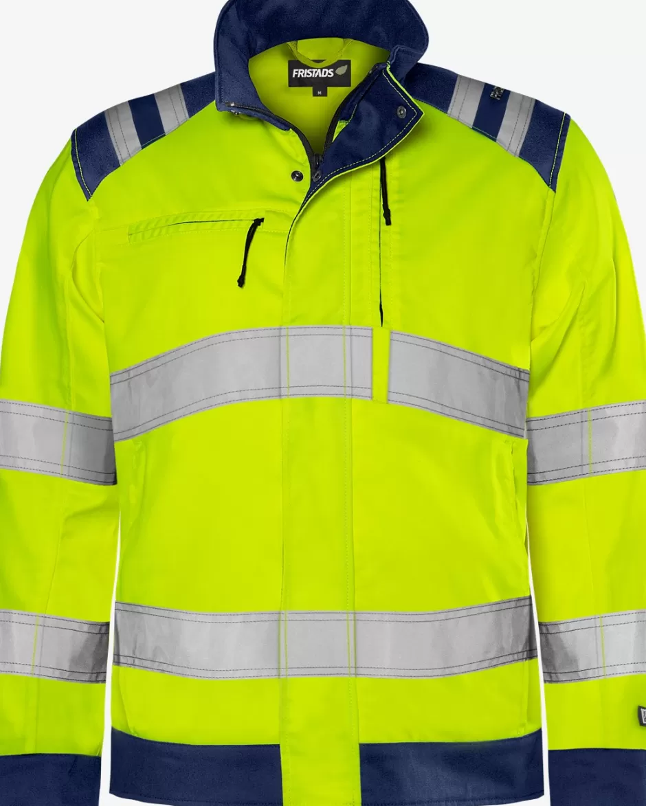 Fristads High Vis Green Jack Klasse 3 4067 GPLU<Heren Jassen | Jacks