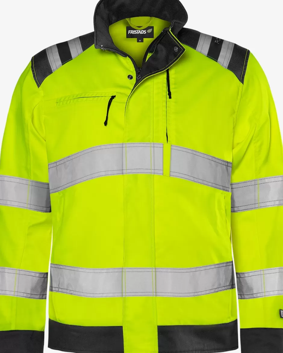 Fristads High Vis Green Jack Klasse 3 4067 GPLU<Heren Jassen | Jacks