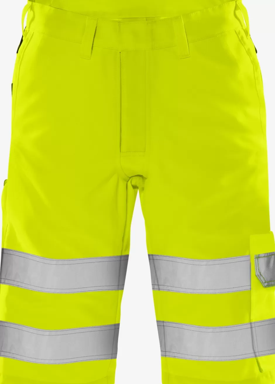 Fristads High Vis Green Korte Broek Klasse 2 2650 GPLU<Heren Korte Broek | Korte Broek