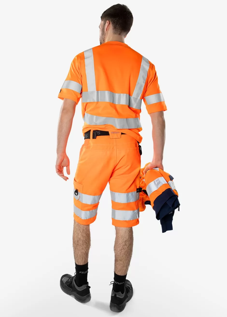 Fristads High Vis Green Korte Broek Klasse 2 2650 GPLU<Heren Korte Broek | Korte Broek