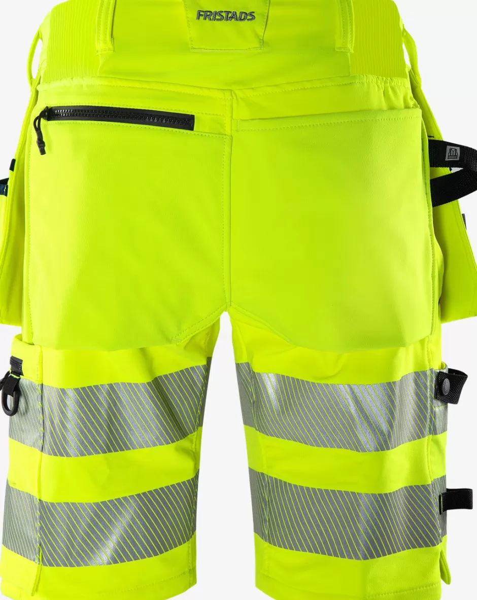 Fristads High Vis Green Stretch Korte Broek Klasse 2 2646 GSTP<Heren Korte Broek | Korte Broek