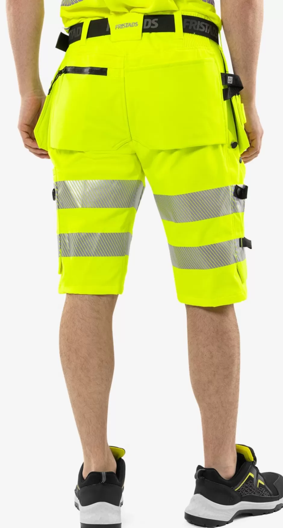 Fristads High Vis Green Stretch Korte Broek Klasse 2 2646 GSTP<Heren Korte Broek | Korte Broek