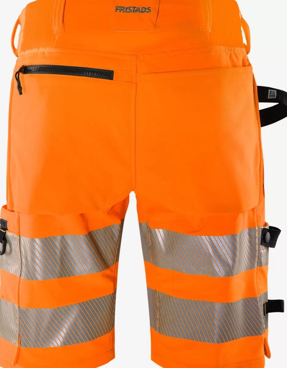 Fristads High Vis Green Stretch Korte Broek Klasse 2 2648 GSTP<Heren Korte Broek | Korte Broek