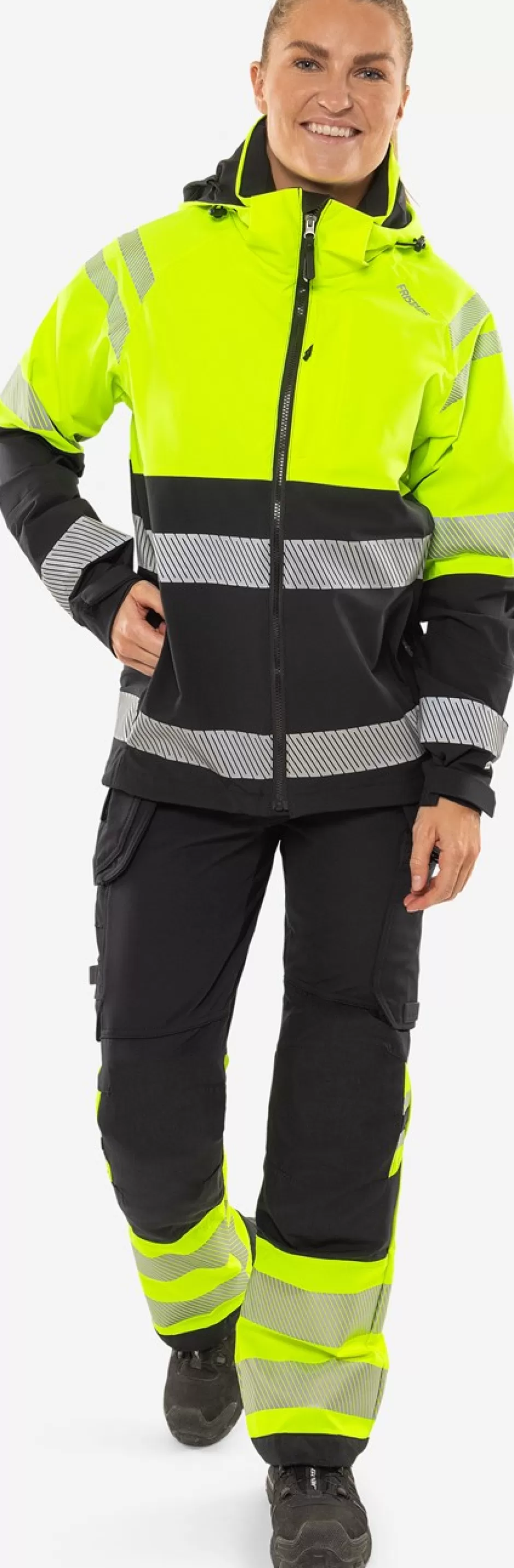 Fristads High Vis Green Werkbroek Dames Stretch Klasse 1 2663 GSTP<DAMES Broeken | Broeken
