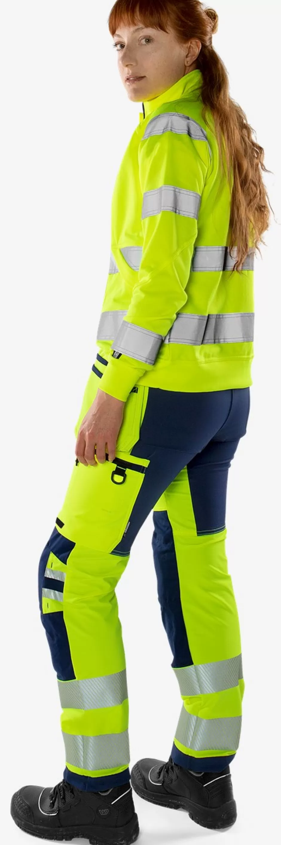 Fristads High Vis Green Werkbroek Dames Stretch Klasse 2 2664 GSTP<DAMES Broeken | Broeken