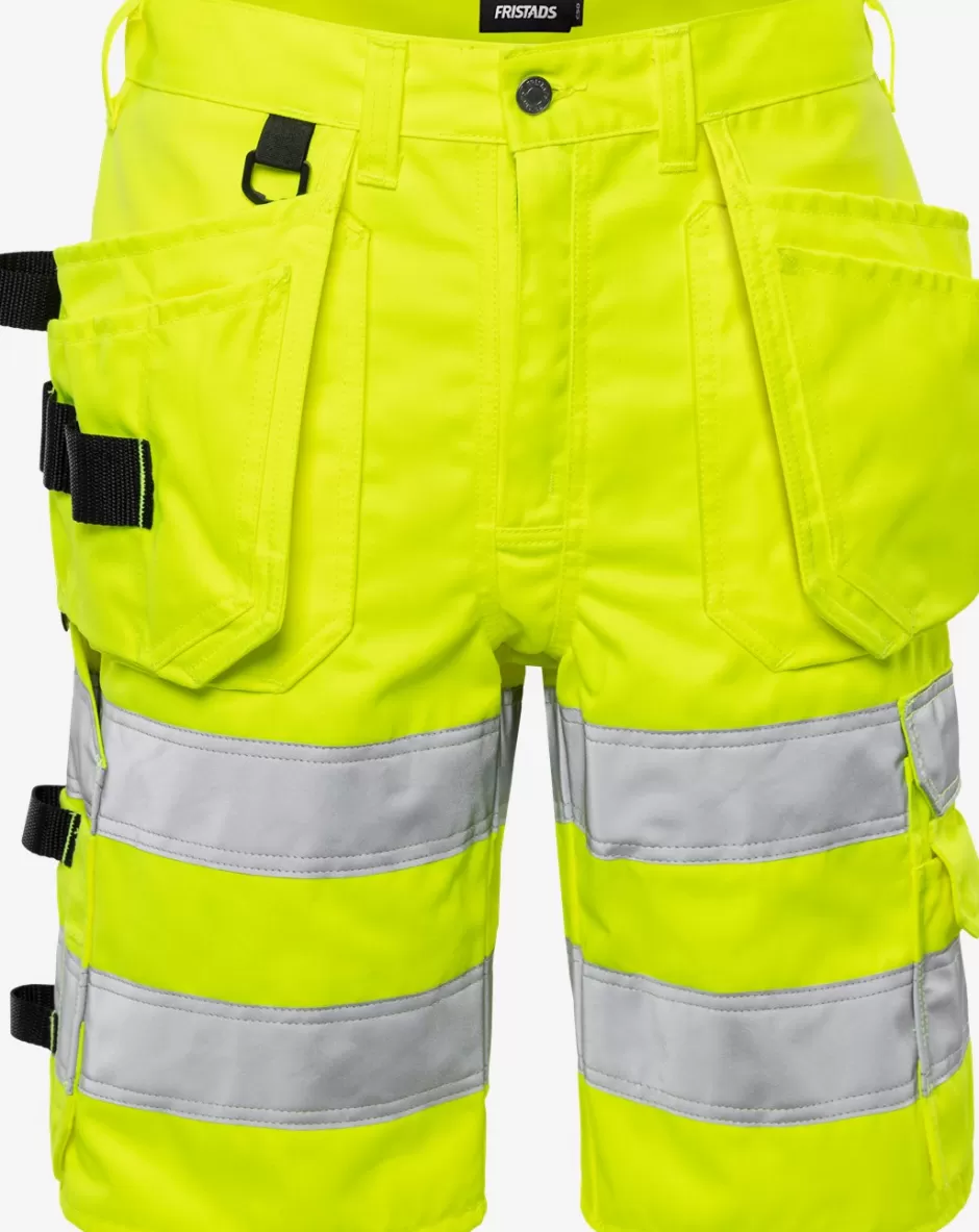 Fristads High Vis Korte Broek Klasse 2 2028 PLU<Heren Korte Broek | Korte Broek