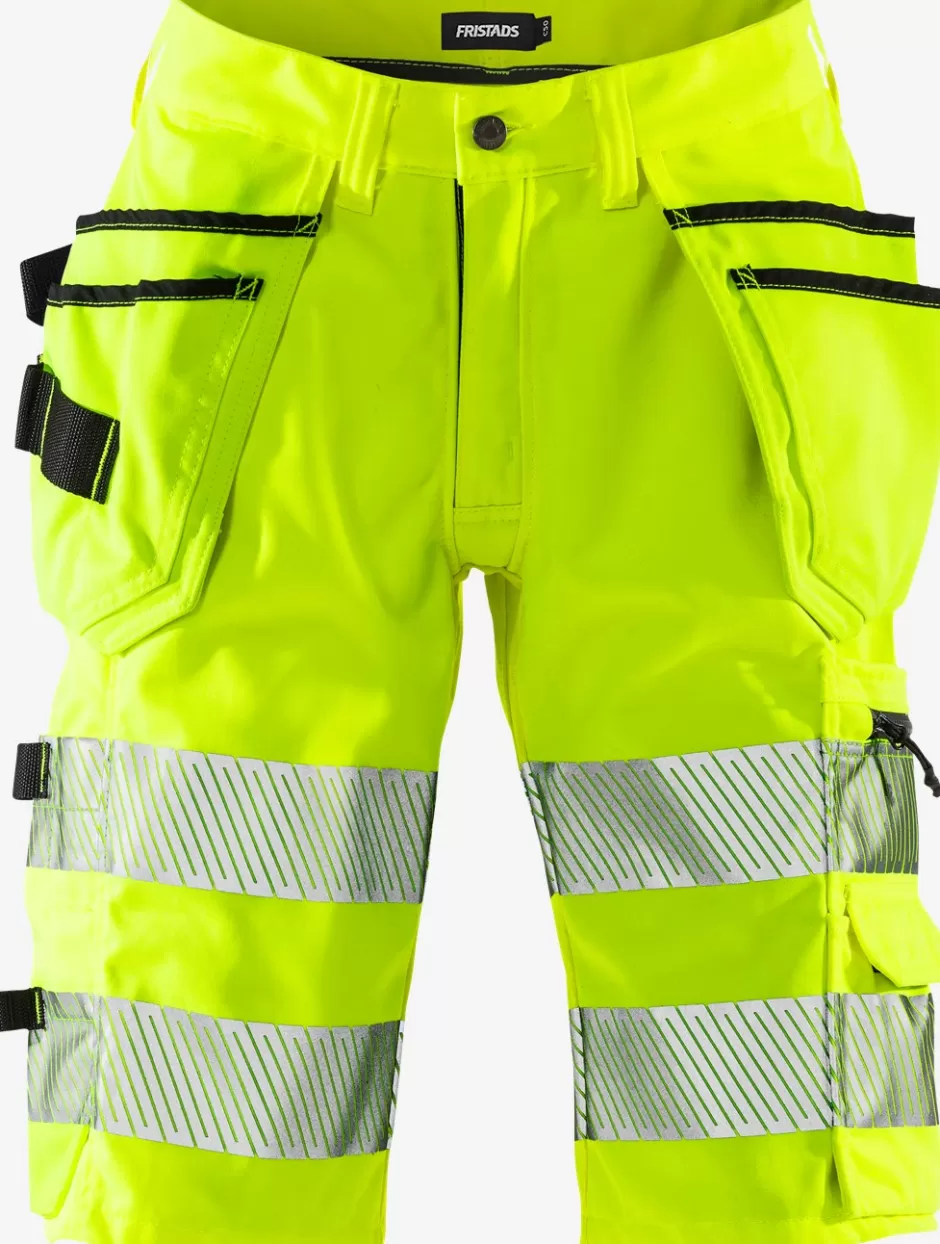 Fristads High Vis Korte Stretchbroek Vrouw Klasse 1 2529 PLU<DAMES Korte Broek | Korte Broek