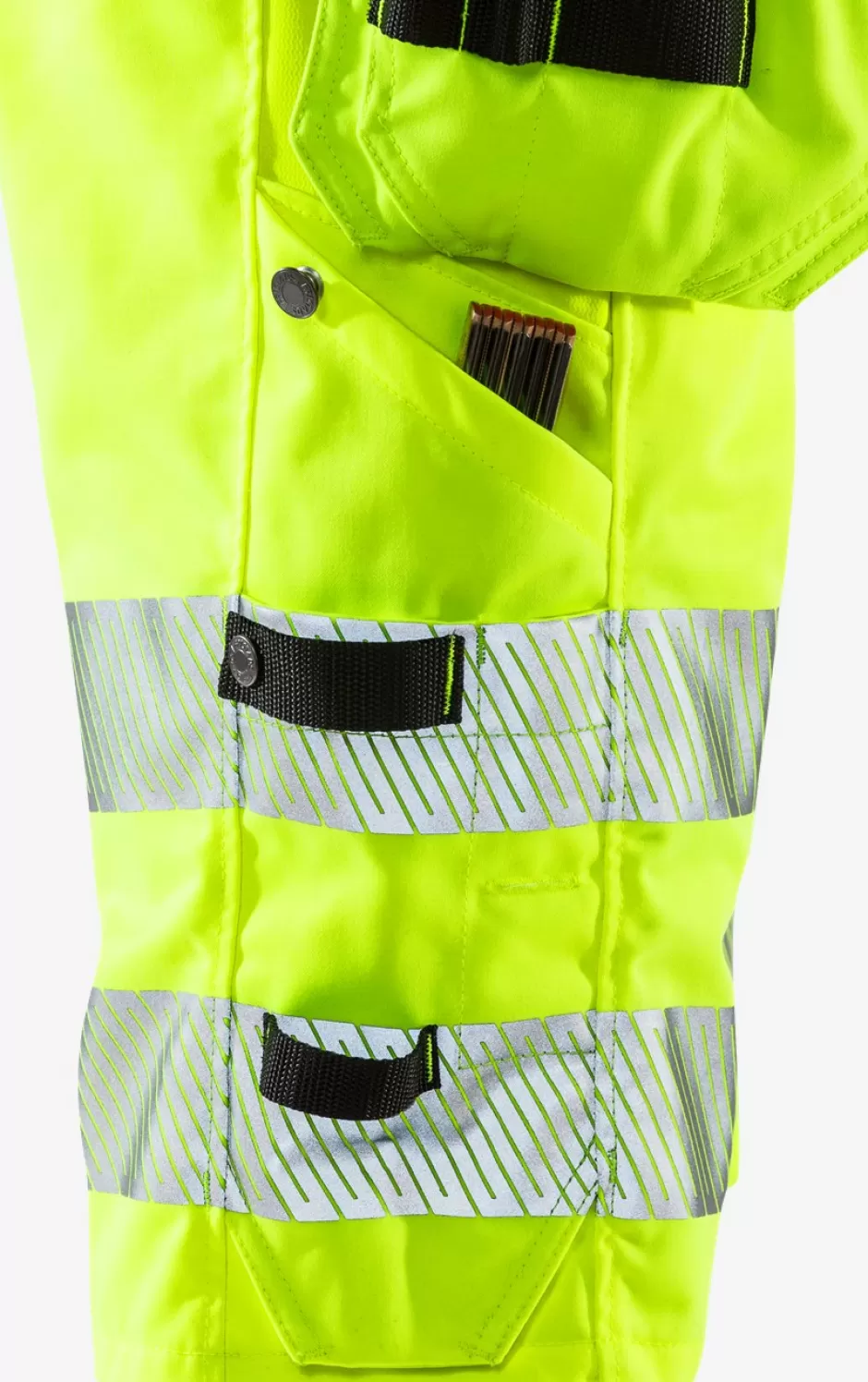 Fristads High Vis Korte Stretchbroek Vrouw Klasse 1 2529 PLU<DAMES Korte Broek | Korte Broek