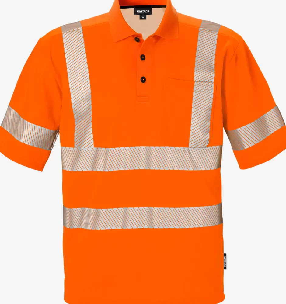 Fristads High Vis Poloshirt Klasse 2 7406 GPHV<Heren Poloshirts | Poloshirts