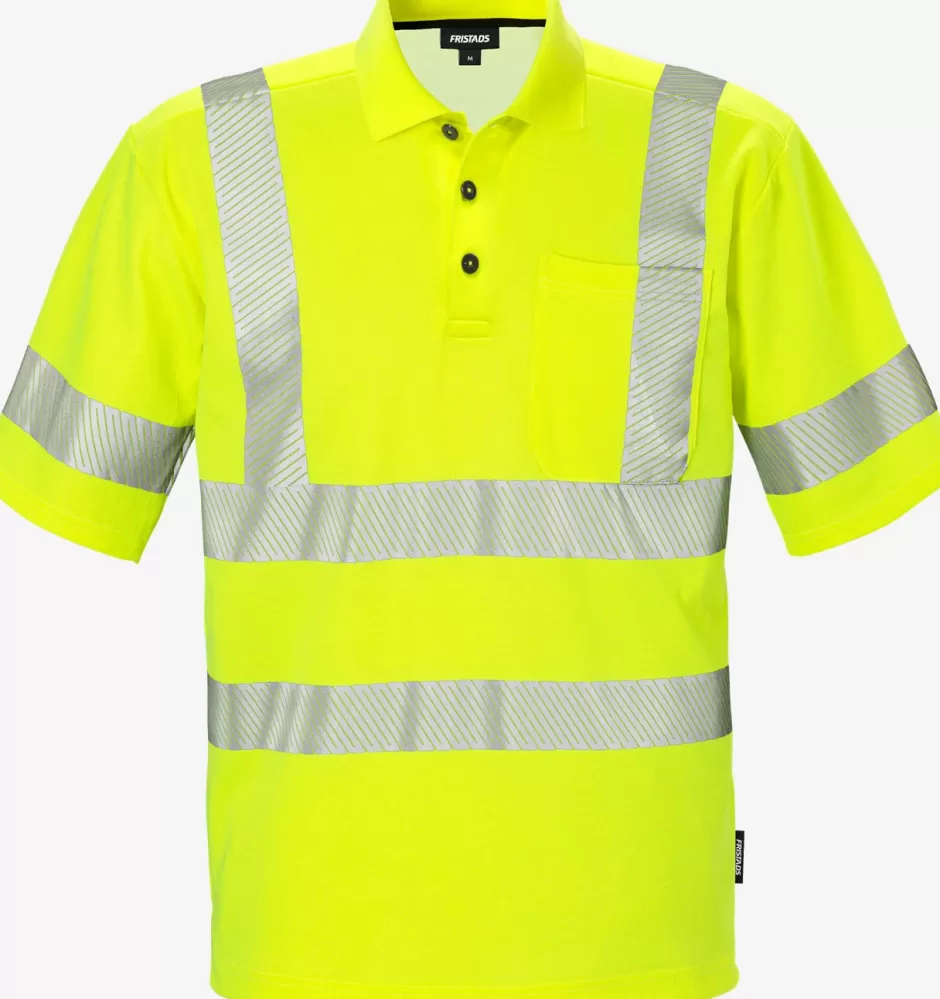 Fristads High Vis Poloshirt Klasse 2 7406 GPHV<Heren Poloshirts | Poloshirts