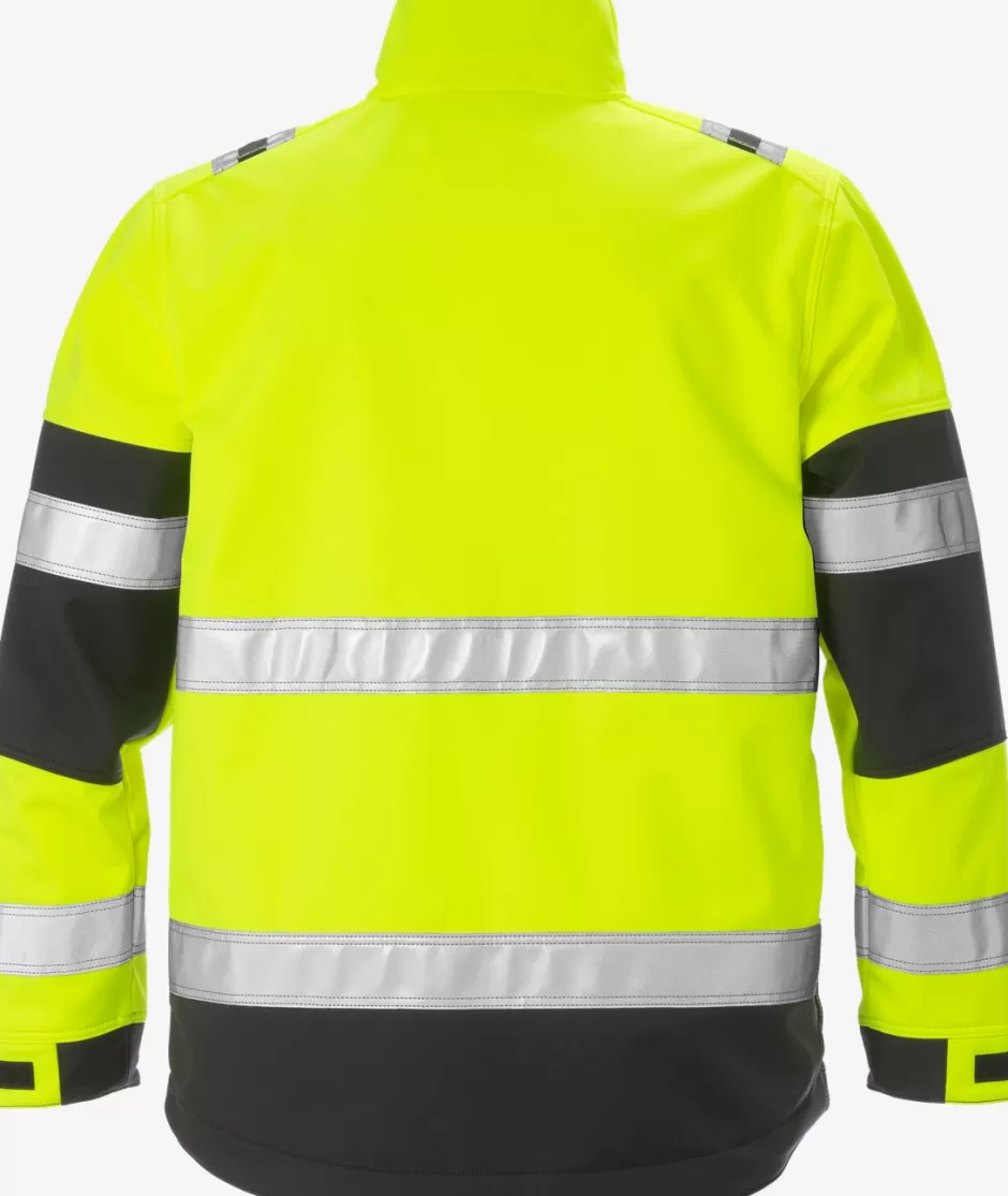 Fristads High Vis Softshelljack Klasse 2 4083 WYH<Heren Jassen | Jacks