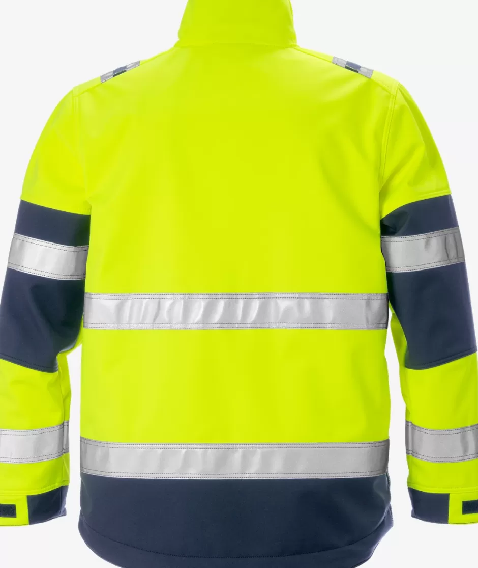 Fristads High Vis Softshelljack Klasse 2 4083 WYH<Heren Jassen | Jacks