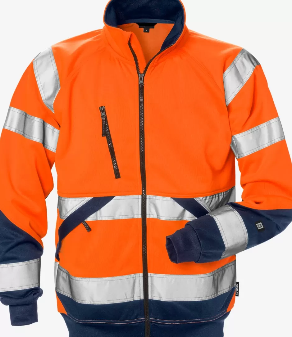 Fristads High Vis Sweatjack Klasse 3 7426 SHV<Heren Sweatshirts | Sweatshirts