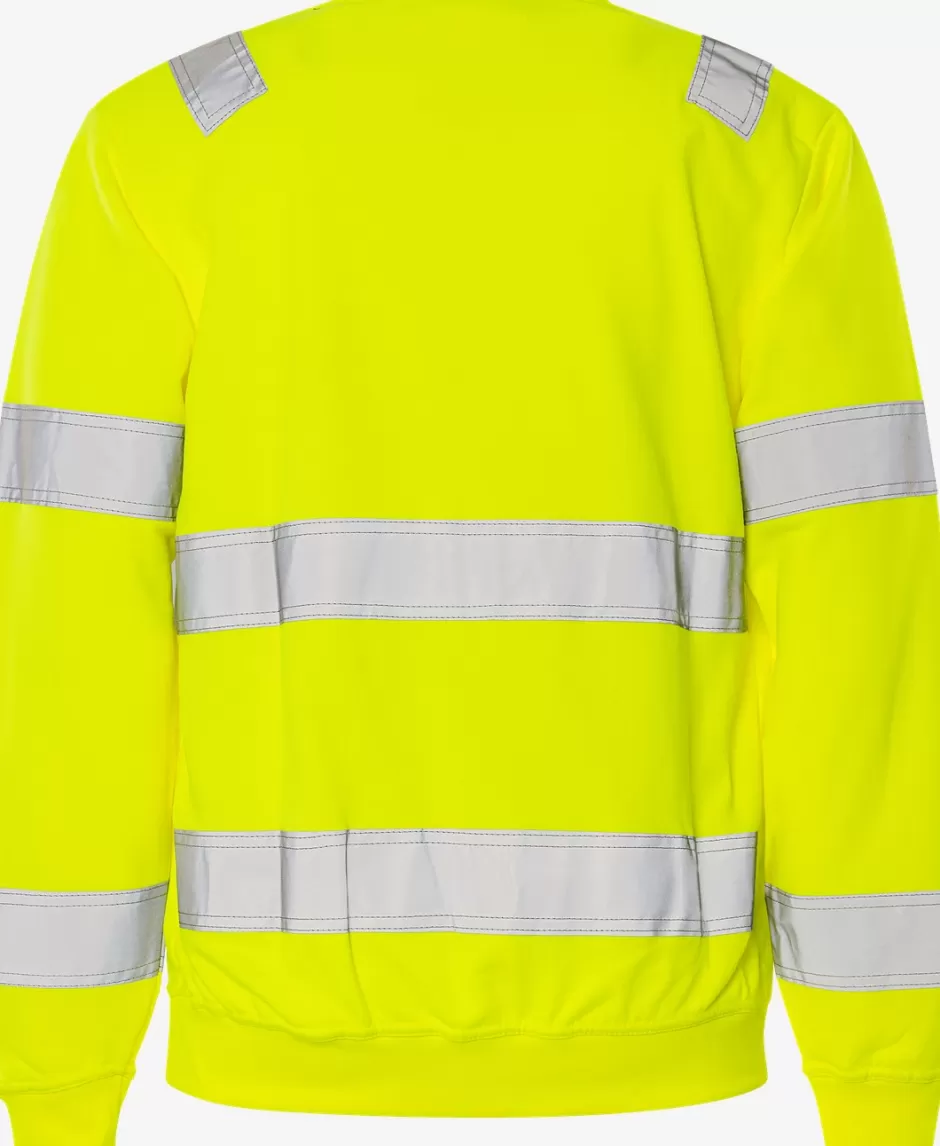 Fristads High Vis Sweatshirt Klasse 3 7446 SHV<Heren Sweatshirts | Sweatshirts