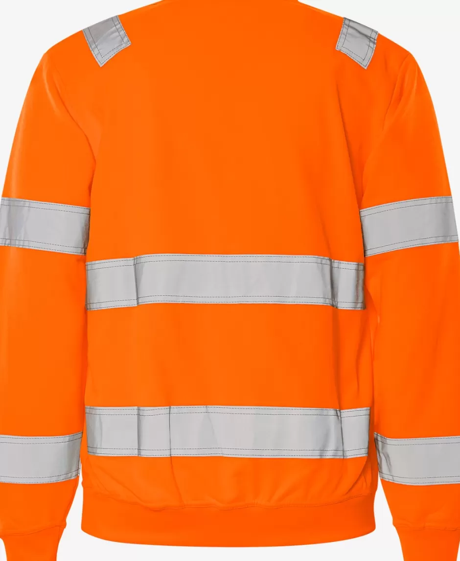 Fristads High Vis Sweatshirt Klasse 3 7446 SHV<Heren Sweatshirts | Sweatshirts