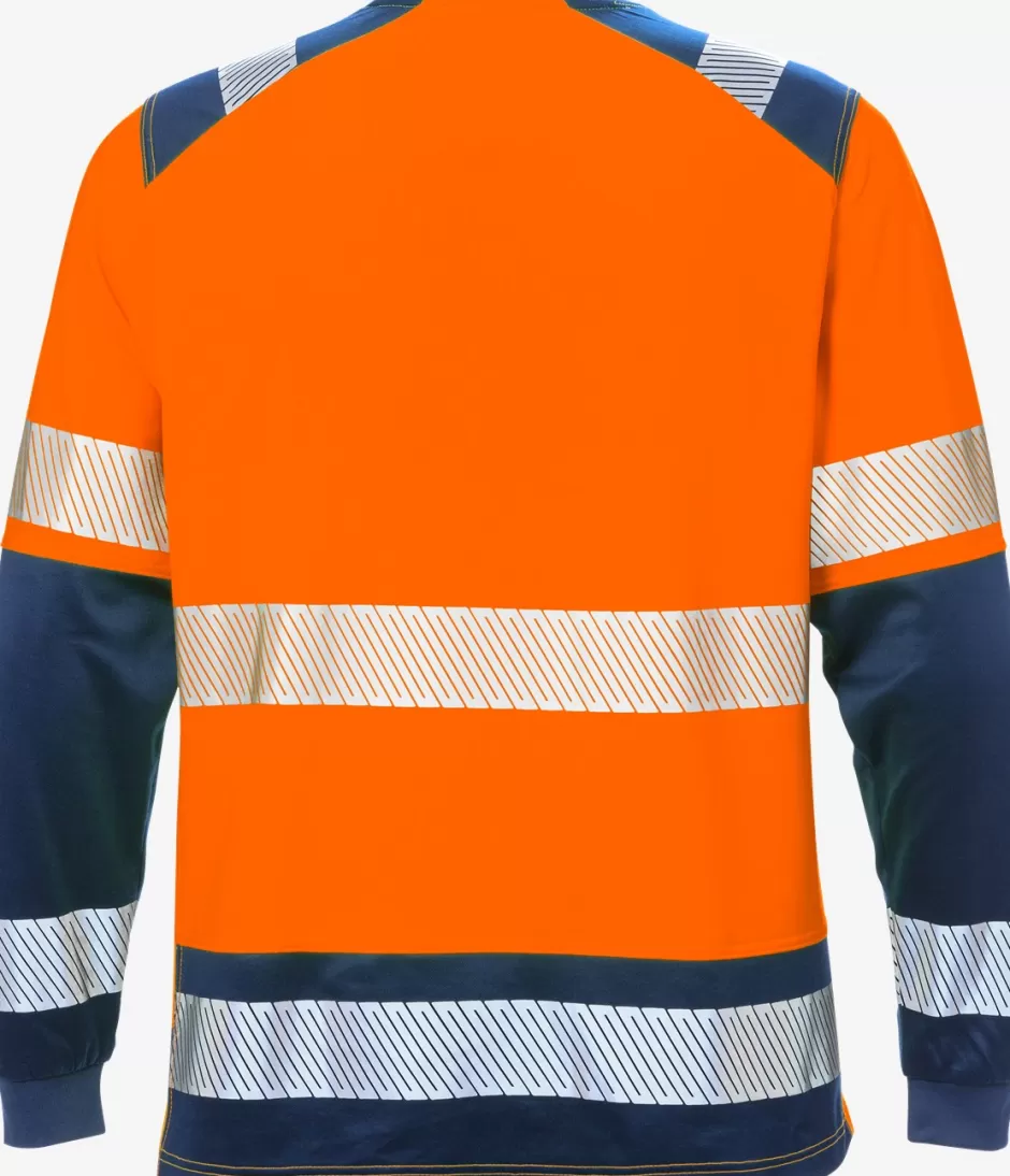 Fristads High Vis T-shirt Lange Mouwen Klasse 2 7457 THV<Heren T-Shirts | T-Shirts