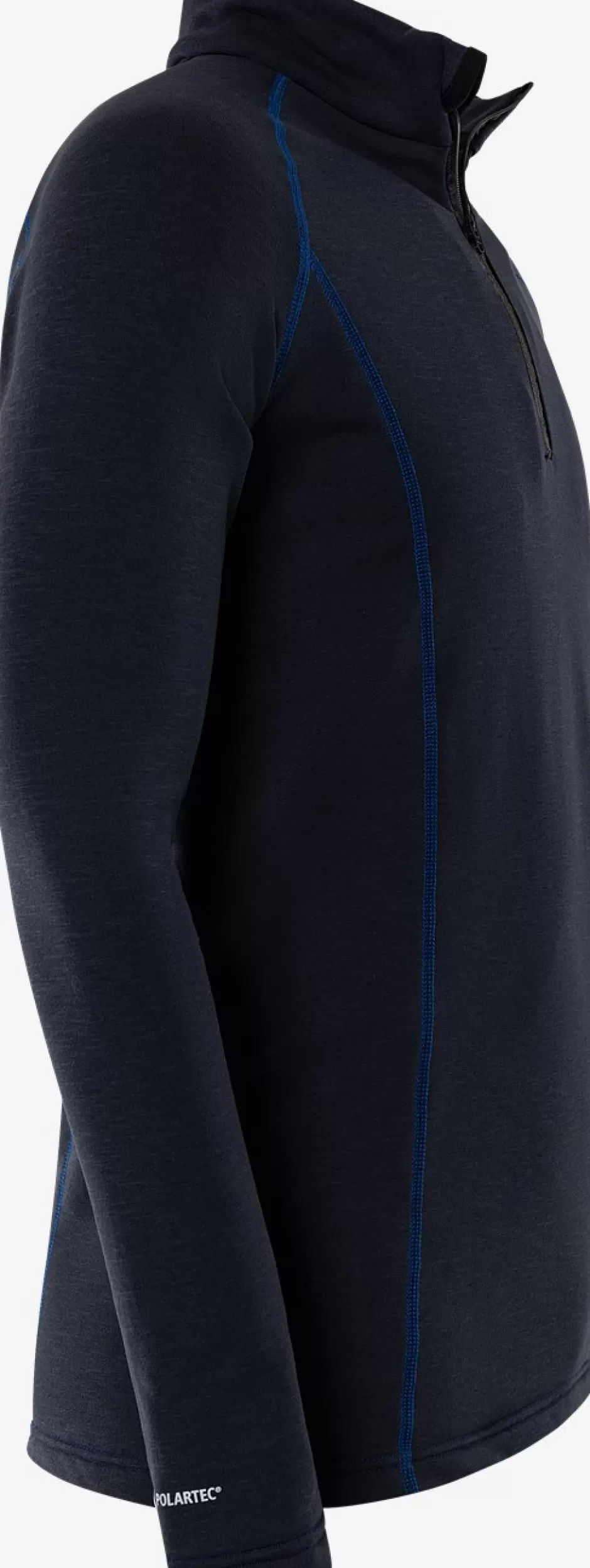 Fristads Polartec® T-shirt Lange Mouwen Met Korte Rits 7078 PT<Heren Basislaag | Basislaag Tops