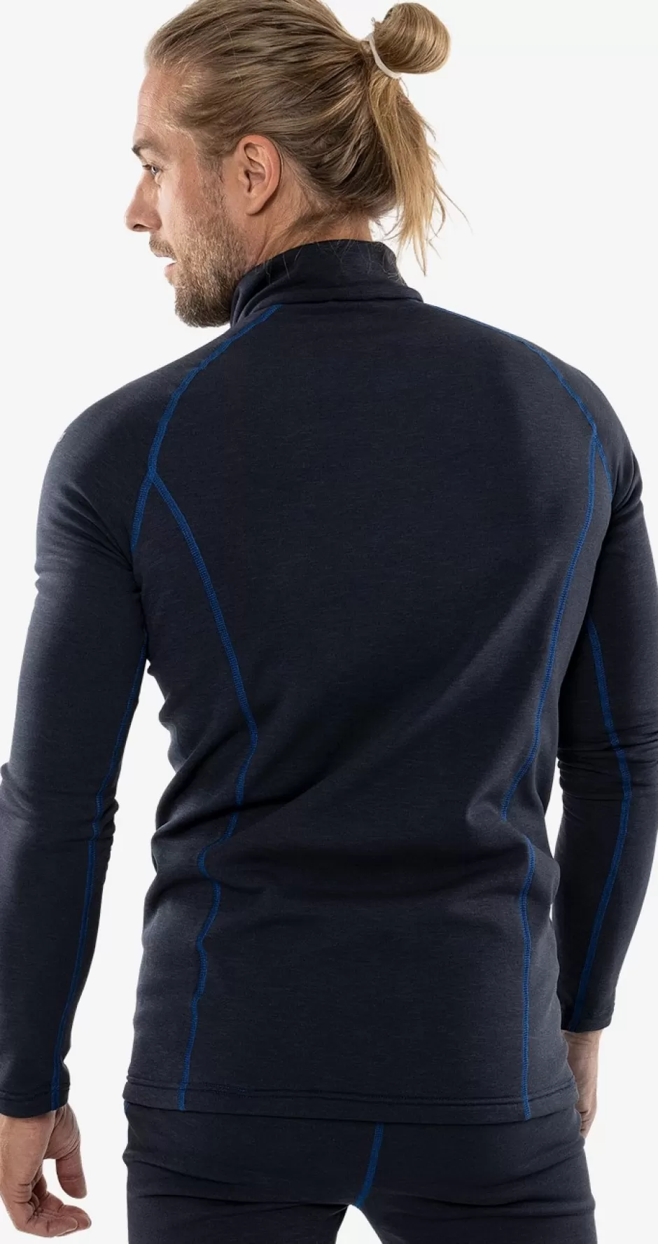 Fristads Polartec® T-shirt Lange Mouwen Met Korte Rits 7078 PT<Heren Basislaag | Basislaag Tops