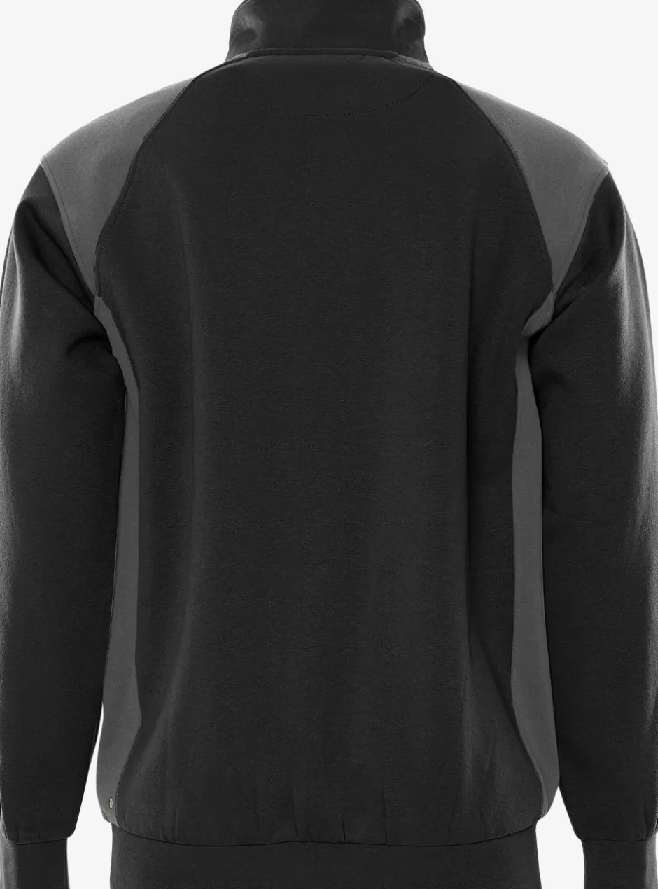 Fristads Sweater Met Korte Rits 7048 GSM<Heren Sweatshirts | Sweatshirts