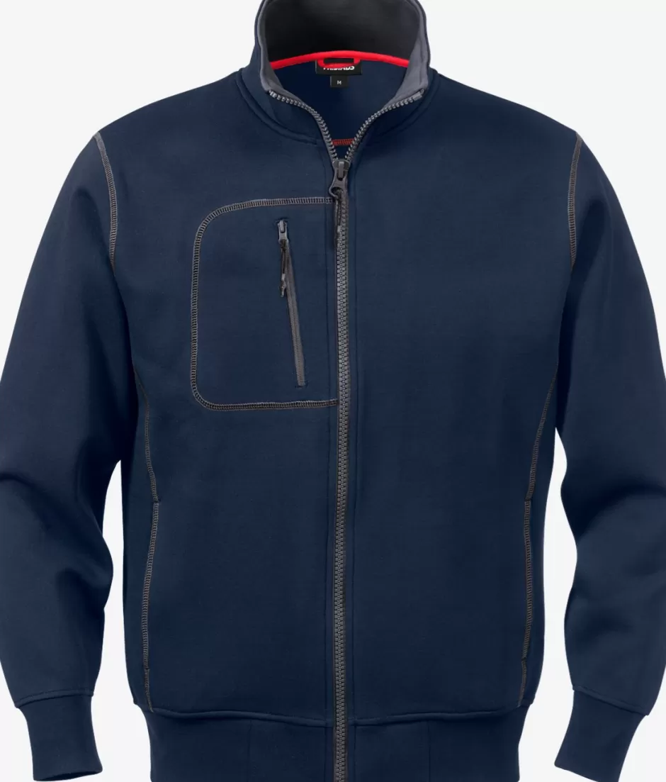 Fristads Sweatjack 1747 DF<Heren Sweatshirts | Sweatshirts